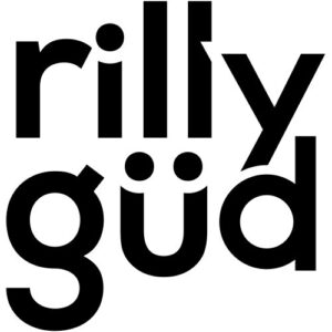 rilly güd logo stacked